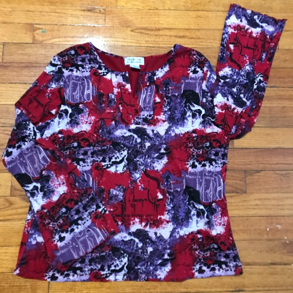 Long wide sleeve shirt